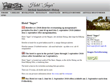 Tablet Screenshot of hotel-inger.dk
